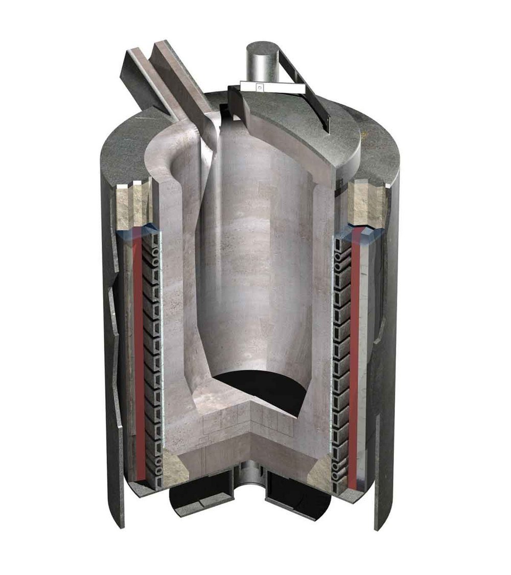 High-temperature industrial furnace operation