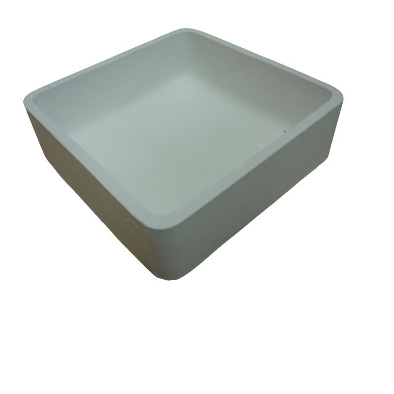 Refractory brick lining in industrial furnace