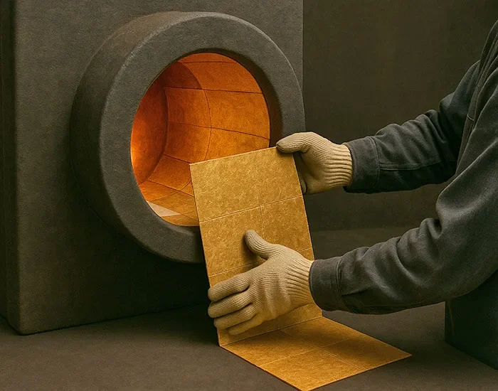 Furnace lining installation