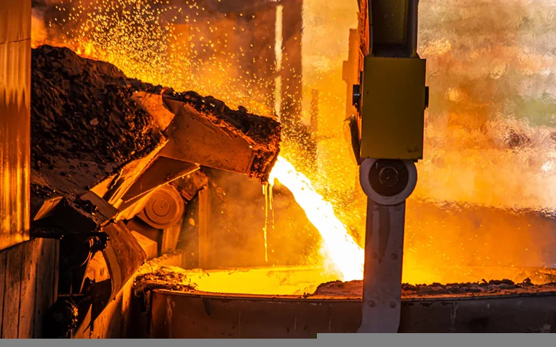 Refractory linings for high-temperature industrial furnaces